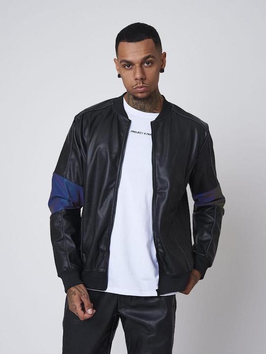 Produktbild Project X Paris kuntlederjacke mit reflektierendem einatz project x pari (S)