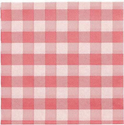 Papstar Vichy check (100 x, 33 x 33 cm)