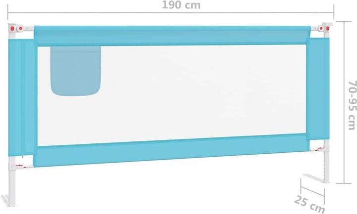 Produktbild vidaXL Bettgitter (190 cm)