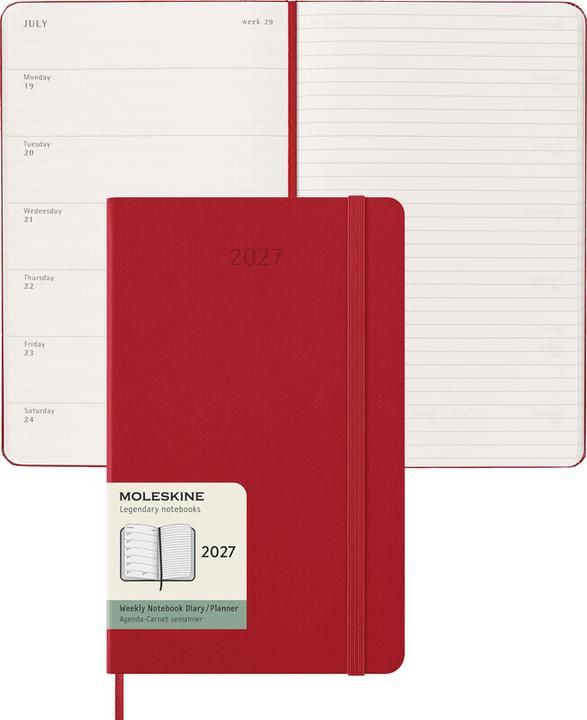 Image du produit Moleskine Agenda commercial Weekly (A5, 1 semaine / 1 page)