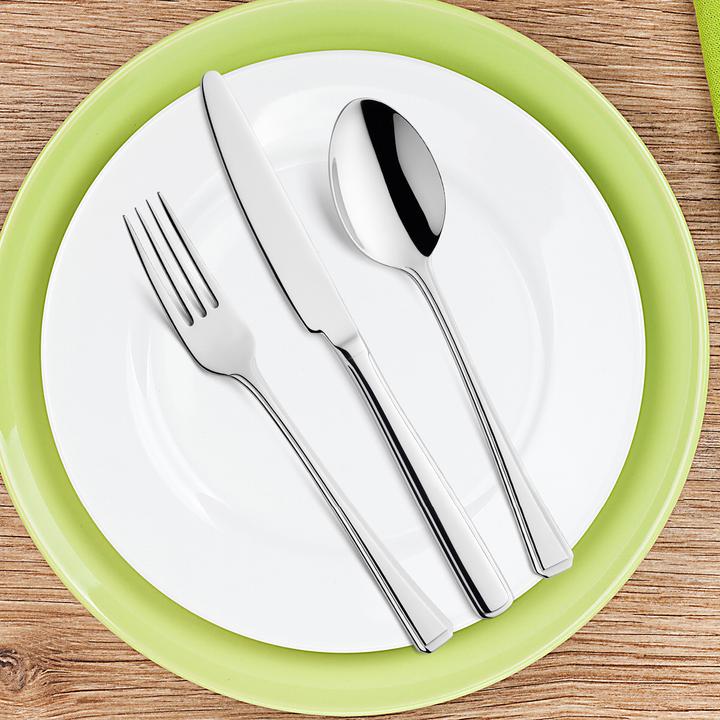 Immagine prodotto Amefa Set di posate RITA 24 pezzi argento (24 pz., Set di posate)
