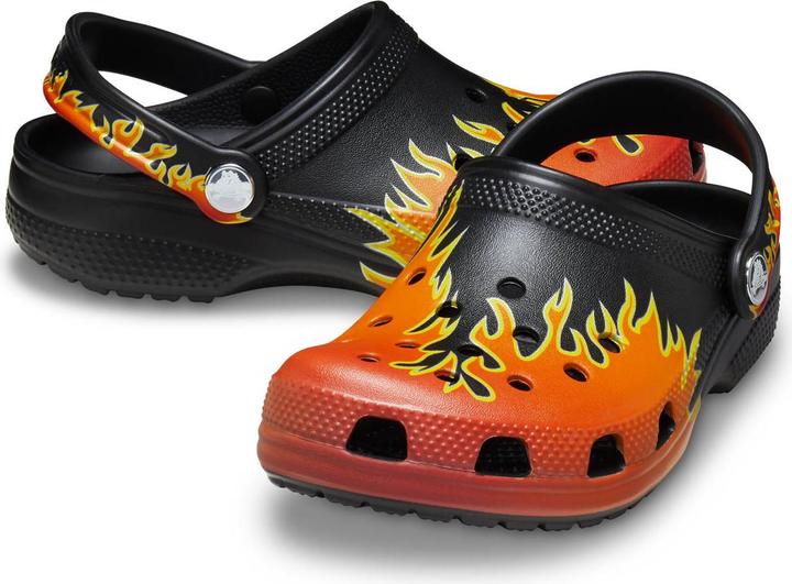 Actual product image Crocs K's Classic Flames Clog (29)