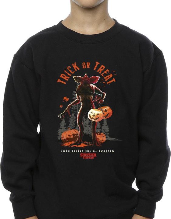 Image du produit Netflix - Sweat STRANGER THINGS TRICK OR TREAT DEMAGORGON - Garçon (140, 146)