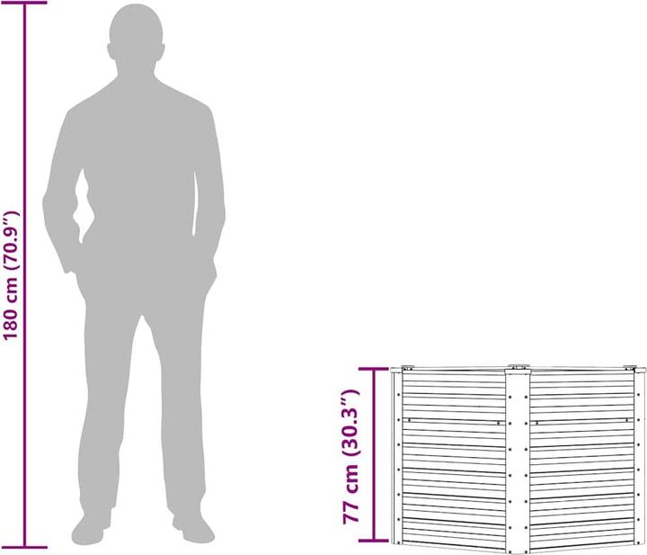 Produktbild vidaXL Garten-Hochbeet