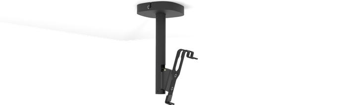 Produktbild Cavus CPSOB Plafondbeugel voor Sonos One (SL) - Beugel voor plafondmontage - zwart (1 Stk., Neigbar)