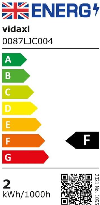 Etichetta energetica vidaXL LED Leuchte (IP54)