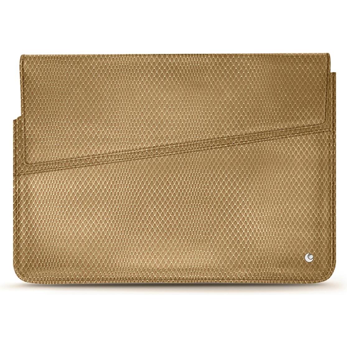 Noreve Lederhülle, Notebooktasche, Beige