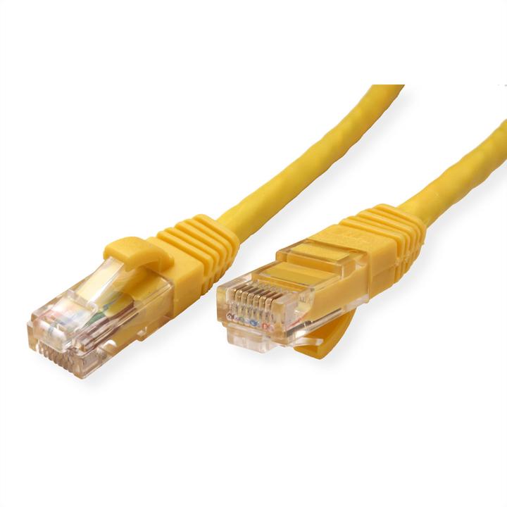 Actual product image Value UTP patch cable cat.6, LSOH, yellow, 10m (CAT6, 10 m)