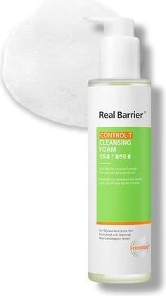 Produktbild Real Control-T Cleansing Foam Sulfate-Free Face Wash for Oily Skin 6.42 Fl Oz 190ml (Reinigungsschaum, 190 ml)