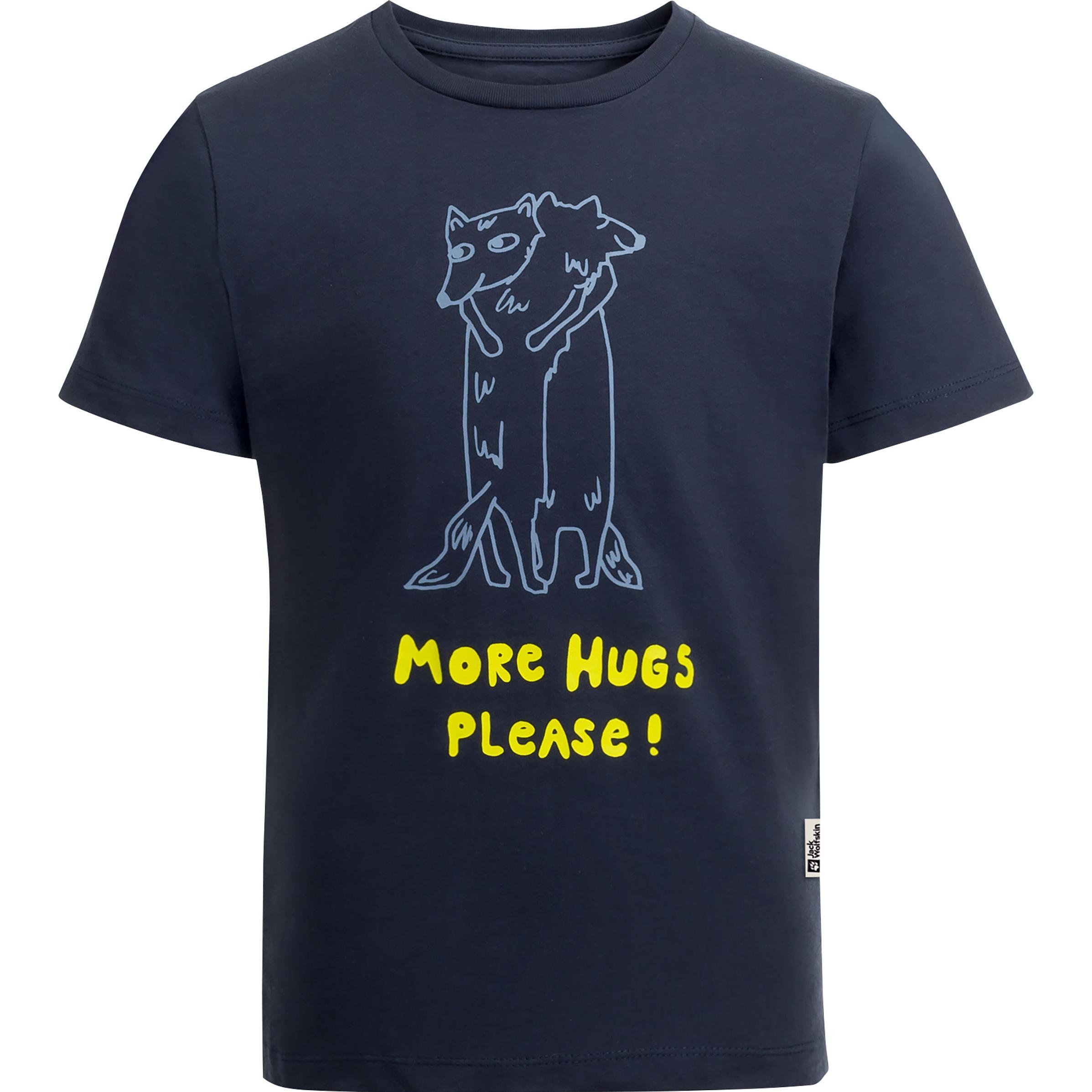 Jack Wolfskin, Unisex, Shirt, Kid's More Hugs T, Blau, (152)