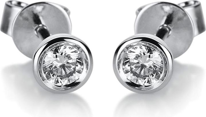 Produktbild Goldberg Diamant Ohrstecker Zarge 0.2ct (Weissgold)