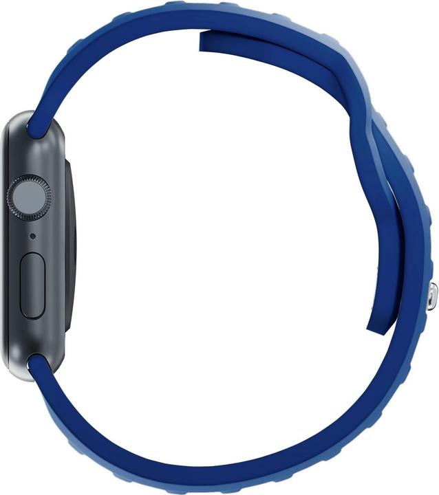Produktbild 3MK Silicone Watch Strap Niebieski/Blue dla Apple Watch 42/44/45/49mm (42 mm, 49 mm, 45 mm, 44 mm, Silikon, Edelstahl)