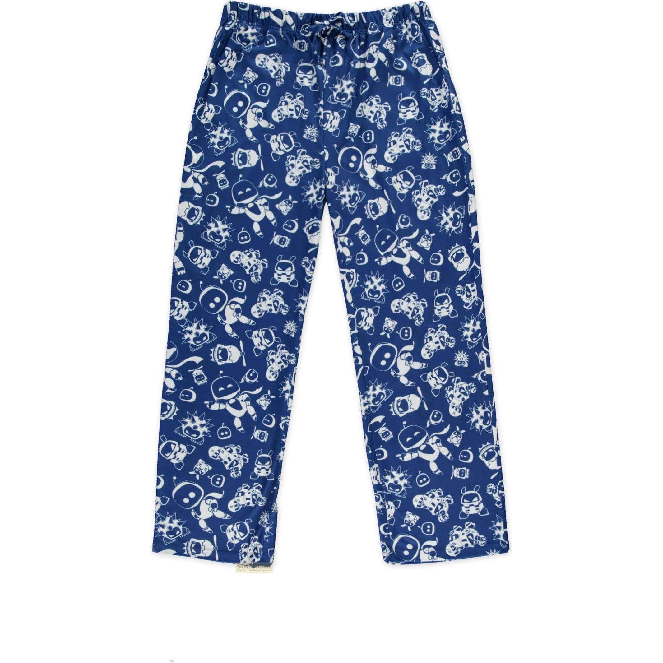 Difuzed, Uomini, Pantaloni, PlayStation - Astro Bot Men's Jersey Pants - S, Blu, (S)