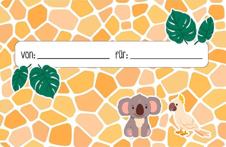 Produktbild Meine Sticker + Karten + Box - Tiere, m