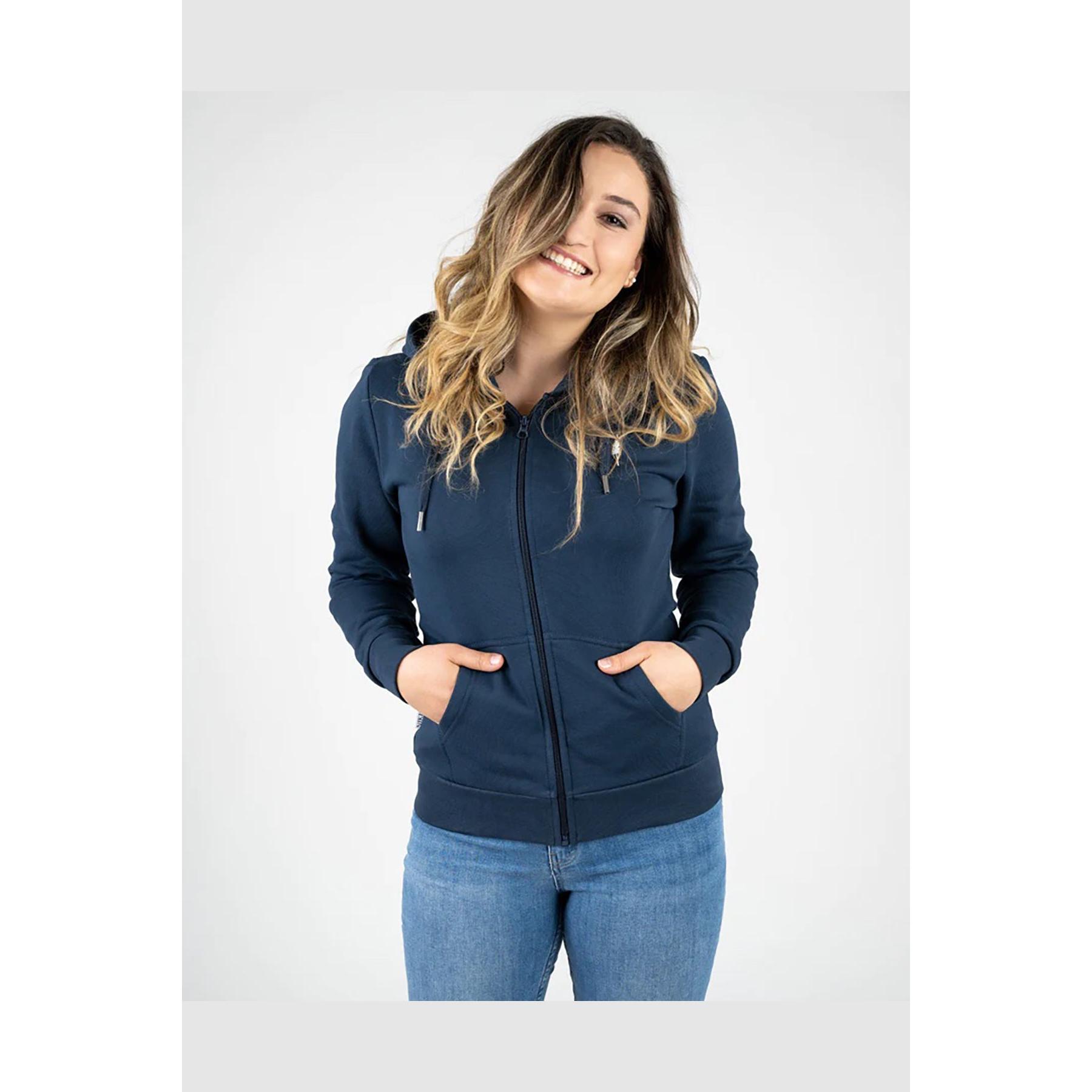 Nikin, Damen, Pullover, TreeHoodie Zip Women Zip Hoodie, Blau, (XL)