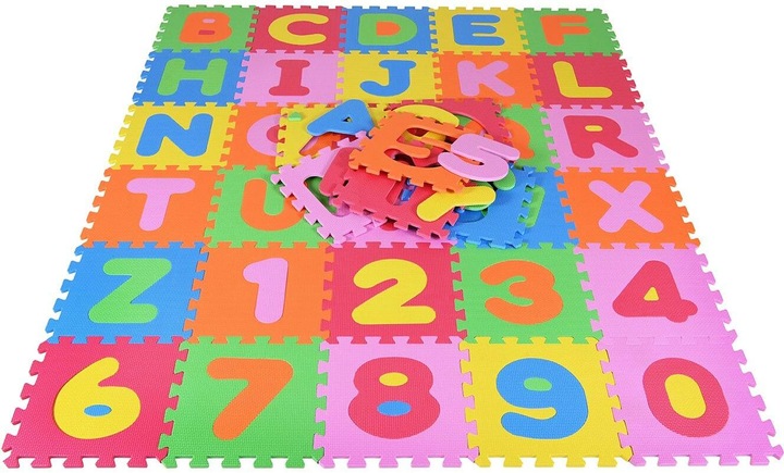 Actual product image Knorrtoys Alphabet and numbers (30 x 30 cm)
