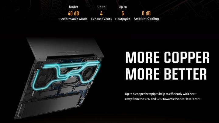 Image du produit ASUS TUF Gaming A17 RTX 4050 (17.30", 512 Go, 16 Go, DE, AMD Ryzen 7 7735HS)
