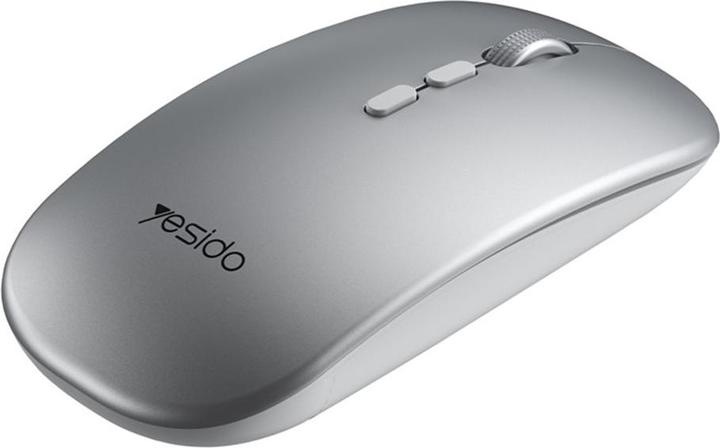 Yesido - Wireless Mouse (KB15) - 800/1200/1600DPI, 2.4G Connection - Silver (Wireless)