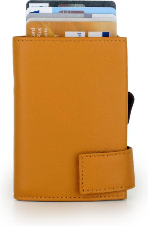 Immagine prodotto SecWal 2 Kartenetui mit Münzfach, gelb, 10 Karten, RFID