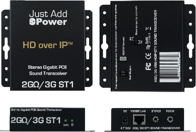 Produktbild Just Add Power IP Transmitter VBS-HDIP-ST1 Audio