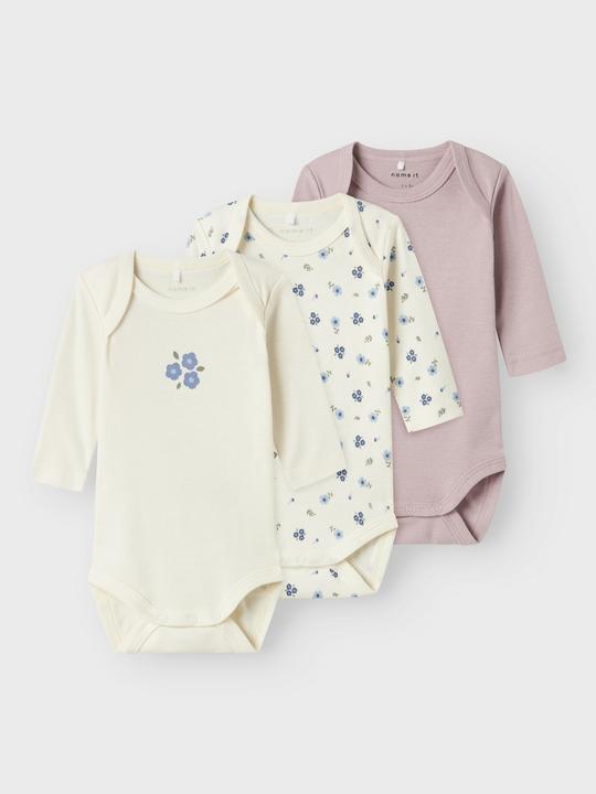 Produktbild Name it Nbfbody 3p Ls Jet Stream Flower Noos (98)