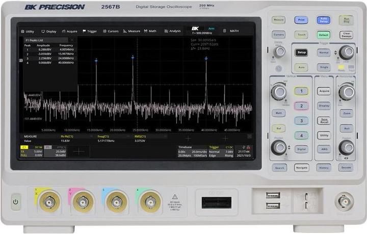 BK Precision Oszilloskop 2560B DSO 4x 200MHz 2GSPS USB / LAN