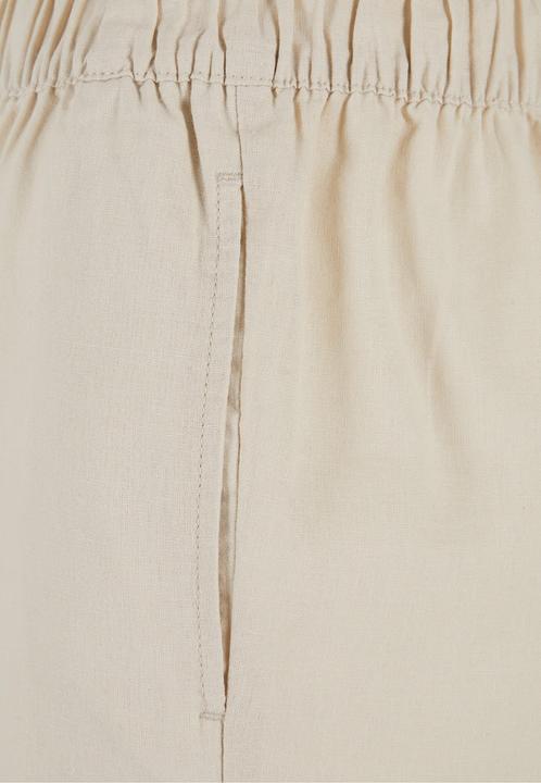 Actual product image Urban Classics Ladies Linen Mixed Wide Pants - 161183 (XS)