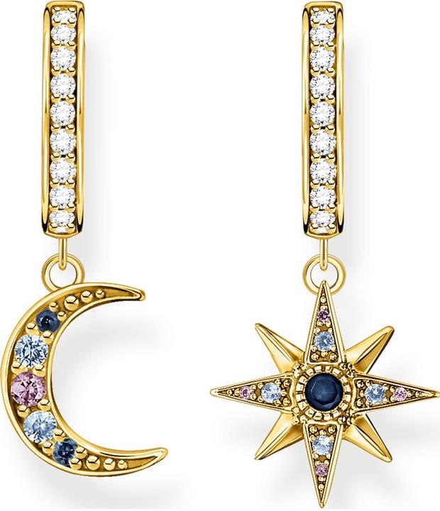 Immagine prodotto Thomas Sabo Creoles Royalty Stella e Luna d'oro (Argento 925)