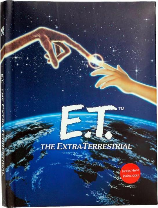 SD Toys E.T. - E.T. - Cahier Lumineux "15x25x3cm (A5, À rayures)