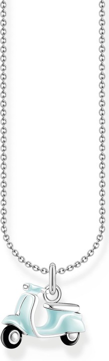 Produktbild Thomas Sabo Kette mit mintfarbenem Motorroller-Anhänger Silber (925er Silber, Emaille, 38 - 45 cm)