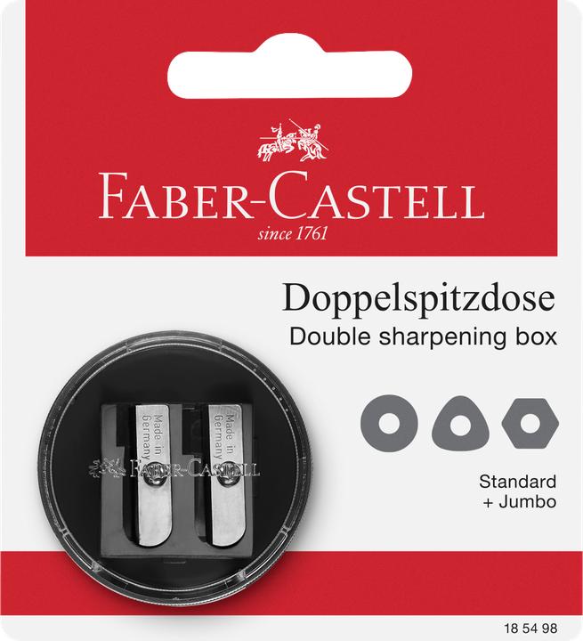 Produktbild Magni Faber Castell 185498 Doppelspitzdose"Blister" rund