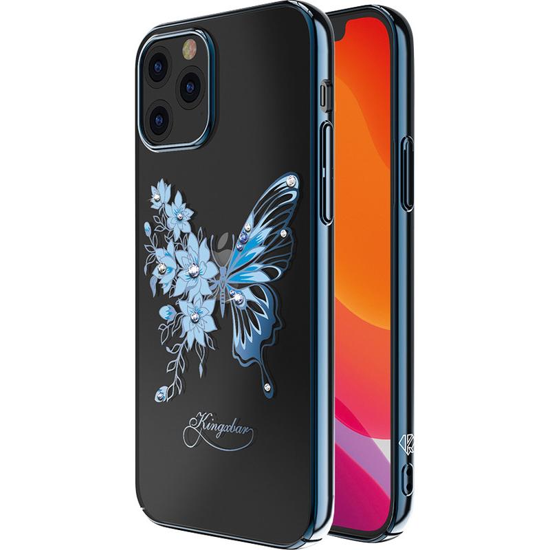 Thumbnail - Kingxbar Butterfly Series (Apple iPhone 12 Pro Max), Smartphone Hülle, Blau, Transparent