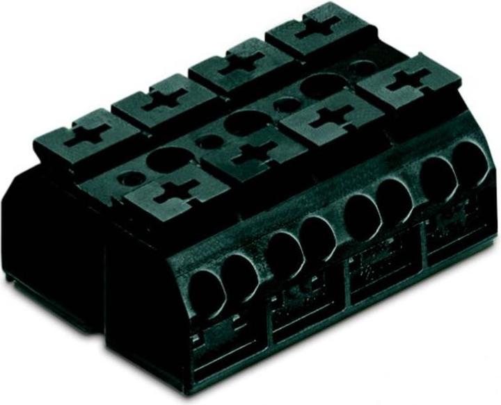 Produktbild Wago 4-conductor chassis-mount terminal strip (Anschlussleiste)