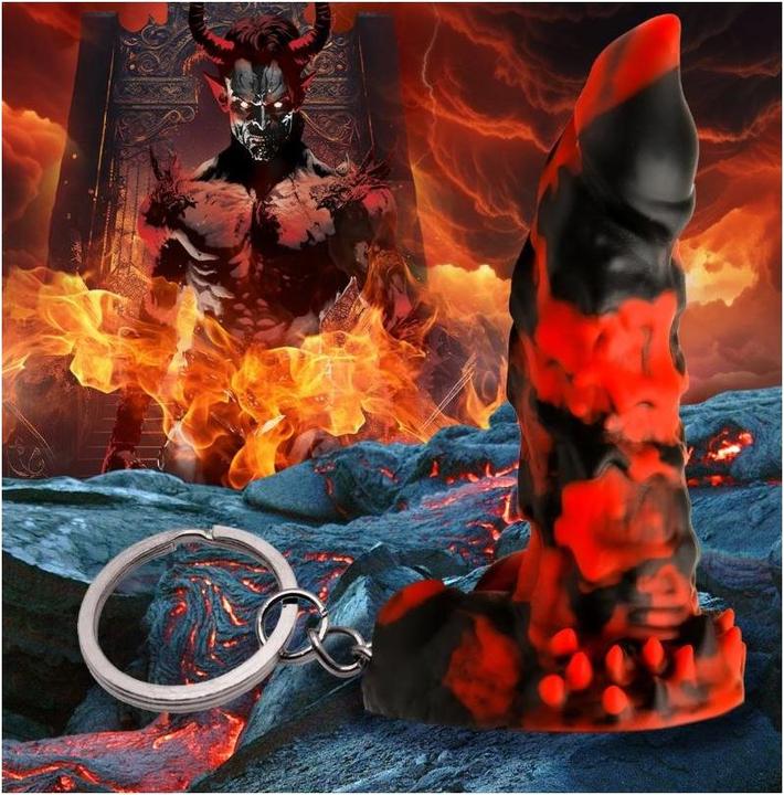 Produktbild Frisky Feuer Dämon Silikon Schlüsselanhänger