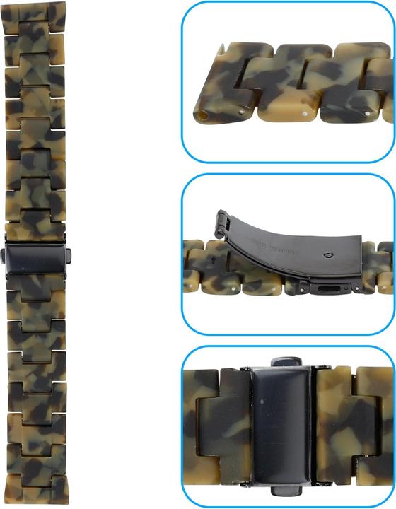 Image du produit Cadorabo Bracelet pour Samsung Galaxy Watch (20 mm, Resin)