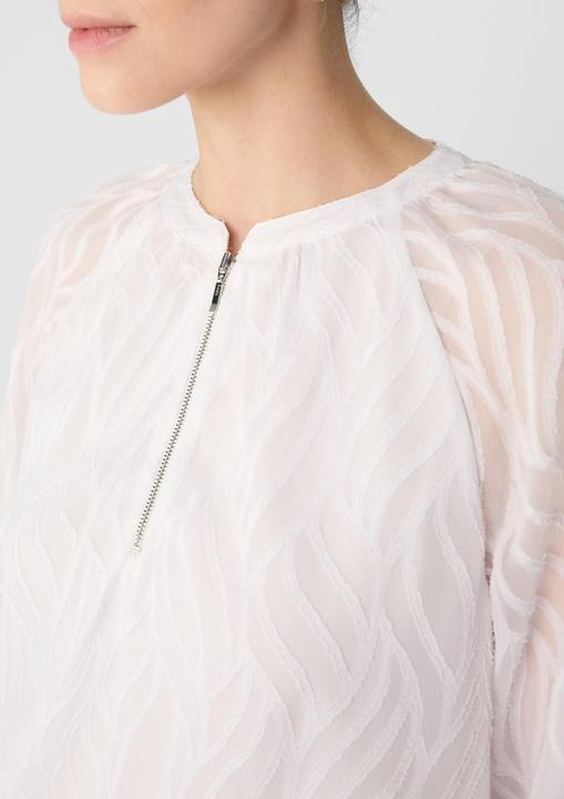 Produktbild Comma Bluse Gemusterte Chiffonbluse mit Futter (40)