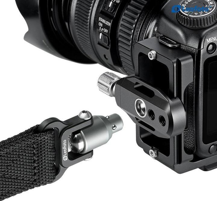 Actual product image Leofoto Camera strap SP-01 with QD connection