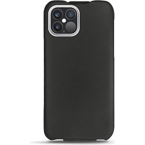Noreve Lederschutzhülle vertikal (Apple iPhone 12 Pro), Smartphone Hülle, Orange