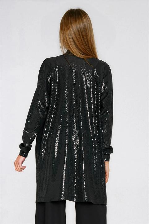Actual product image Nife Women's Light Sequin Blazer (36)