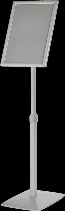 Actual product image Franken Information stand "Universal", DIN A3, height: 910-1,310 mm Aluminium folding frame profile with (A3)