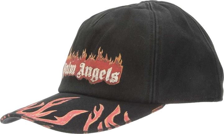 Actual product image Palm Angels Flame Logo Baseball Cap