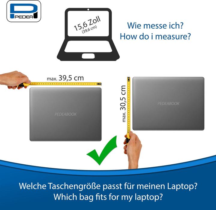 Actual product image Pedea "Premium" Notebook Bag (15.60")