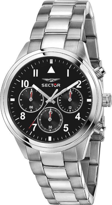 Sector R3253540013 Serie 670 Dual Time 40mm 5ATM (Sportuhr, 40 mm)