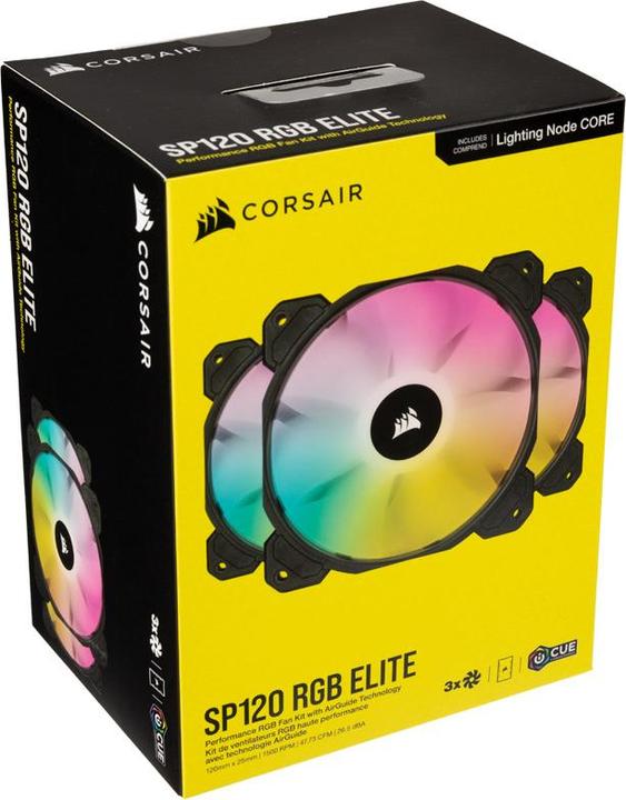 Immagine prodotto Corsair SP120 RGB Elite (120 mm, 3 x)