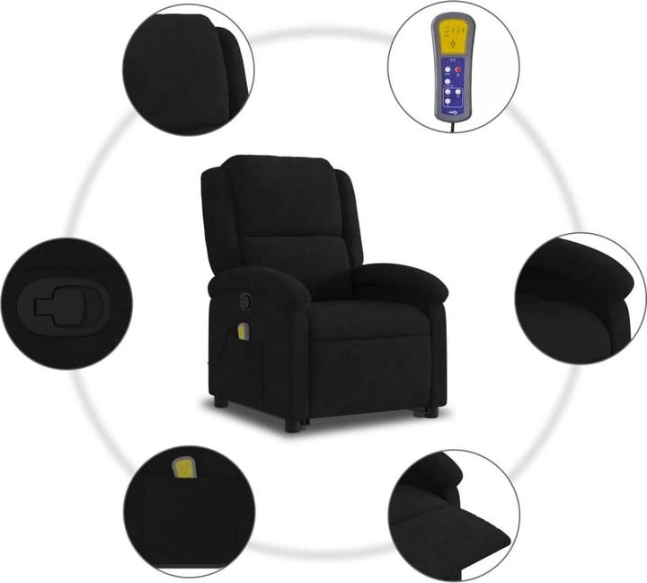 Immagine prodotto vidaXL Sedia per massaggi con aiuto in piedi in velluto