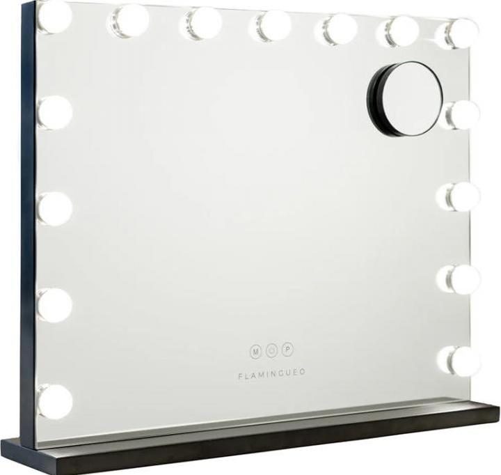 Actual product image TOP XL make-up mirror black (58 x 46 x 12 cm)