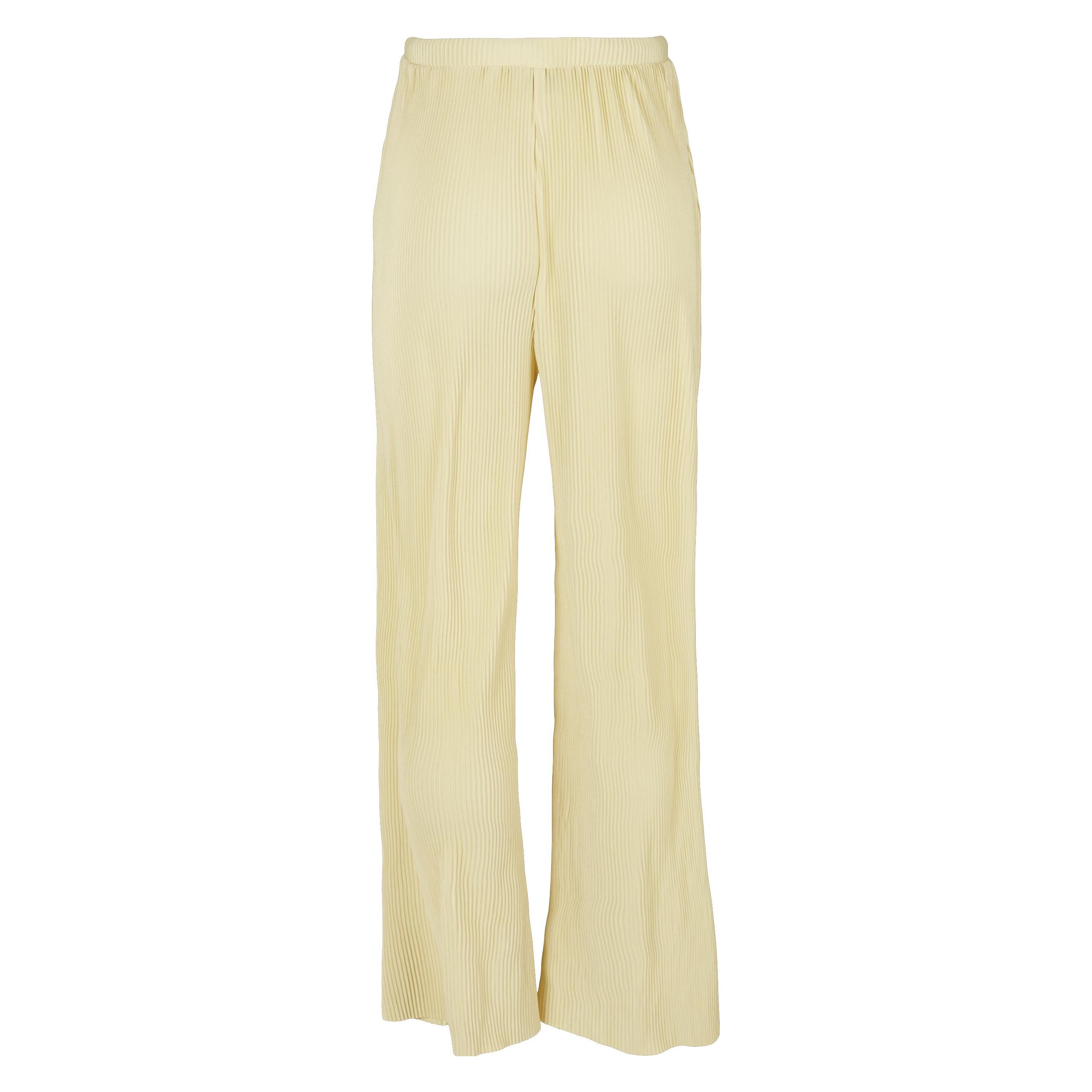 Urban Classics, Damen, Hosen, Ladies Plisse Pants - 17080, (L)