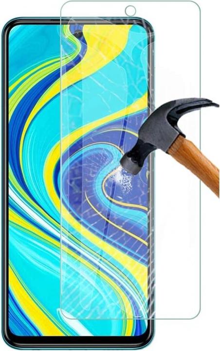 Actual product image Screenguard Xiaomi Redmi Note 9S bulletproof glass protective film Case Friendly Design (1 Piece, Xiaomi Redmi Note 9S)