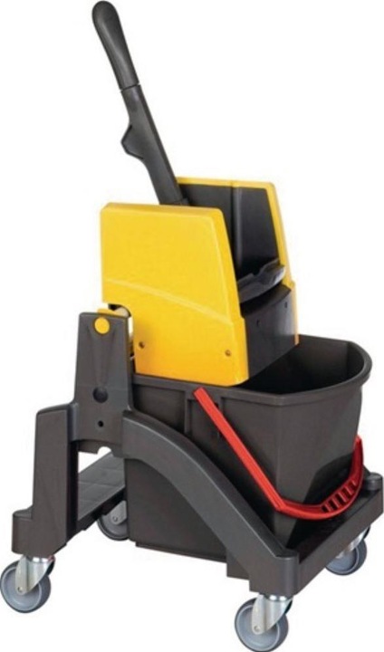 Produktbild Vermop Reinigungswagen Eimer 1 x 17 l und Presse Kunststoff (1 Stk.)