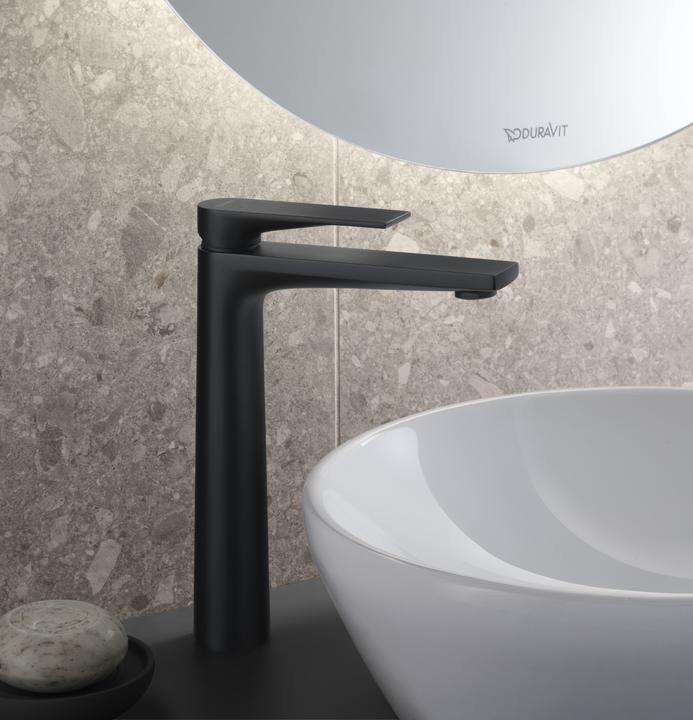 Actual product image Duravit EH-WT-MI XL Tulum Ausl 155mm o ZAG black matt